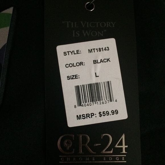 “Rock Star” CR-24 Chrome Edge Men’s Graphic Tee - Picture 6 of 8